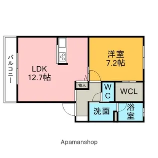 メゾン・ソレイユ【1階】の間取り