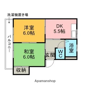 サンハピネス【2階】の間取り