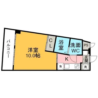 カーサヨサミ【1階】の間取り