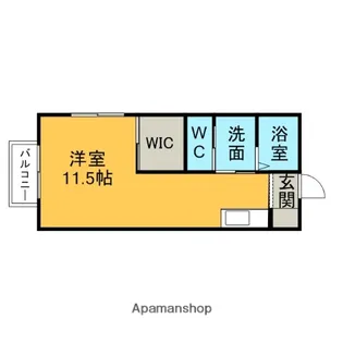サンライズB【1階】の間取り