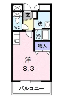 一ツ木ヒルズ【4階】の間取り