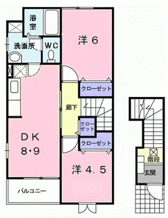 フローラーリア【2階】の間取り