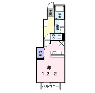 サンライズ芳川Ⅱ【1階】の間取り
