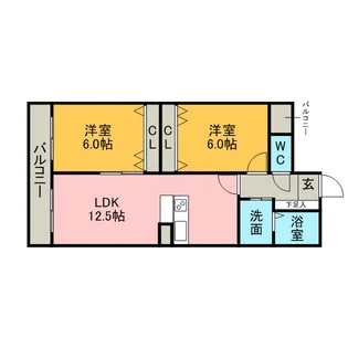 FRESCO SECOND(南棟)【3階】の間取り