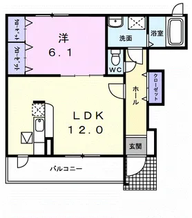 カレント【1階】の間取り