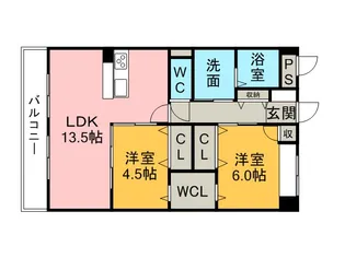 グレイス【1階】の間取り