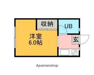 中前田パレス【B号室】の間取り