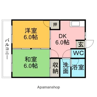 ジョイ91【204号室】の間取り