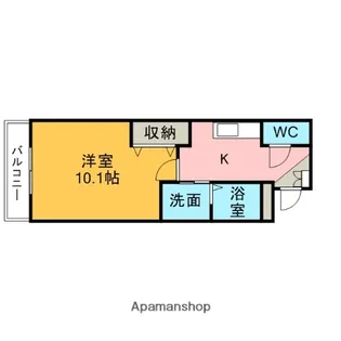 クレア【306号室】の間取り