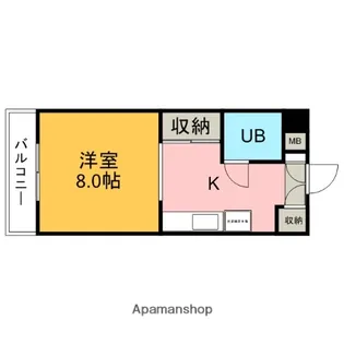 和正ビル【203号室】の間取り