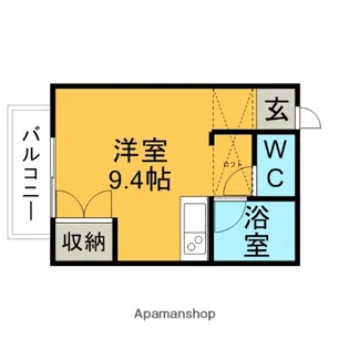 フォレスト【109号室】の間取り