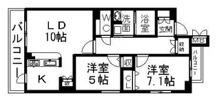 パークホームズ刈谷サザンゲートウエスト【3階】の間取り