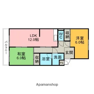 竹中マンション【3階】の間取り