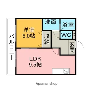 柘植マンション【3階】の間取り