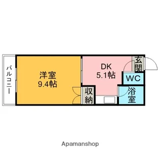 コーポサクセス【2階】の間取り