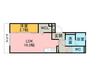 アンセム【105号室】の間取り