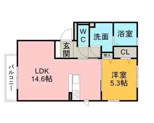 ルーピン【2階】の間取り