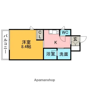 LA LUCE【8階】の間取り