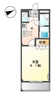 ジャルディーノ カメリア【1階】の間取り