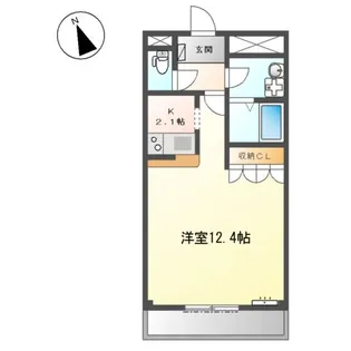 リープ アベニール【102号室】の間取り