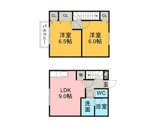 花水木【1階】の間取り