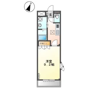 フォレスタガーデンⅡ【101号室】の間取り