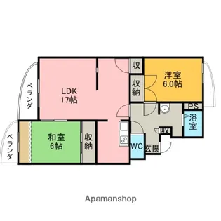 プリムローズ【303号室】の間取り
