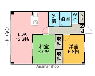 シャインMK【303号室】の間取り
