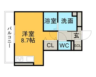 トレス ピノ【2階】の間取り