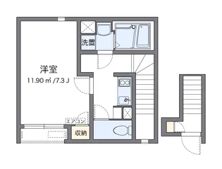 クレイノFUJIMATSU【2階】の間取り