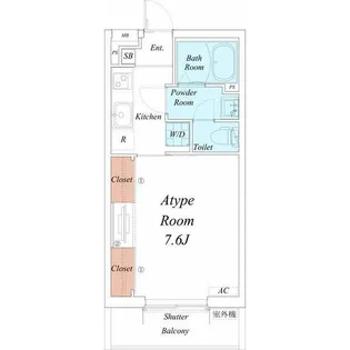 リブリ・東陽【3階】の間取り