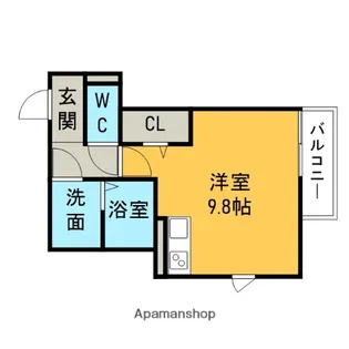 PRONITY C【205号室】の間取り