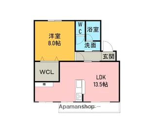 グリーンハイツ深谷B【302号室】の間取り