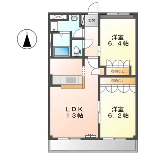 ソレイユ本郷【3階】の間取り