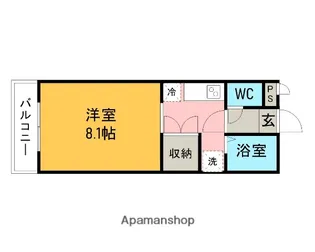 SUN HILLS GREEN【203号室】の間取り