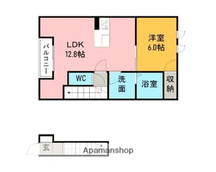 プランドールⅡ【2階】の間取り
