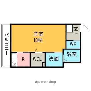 ヴィータ【102号室】の間取り
