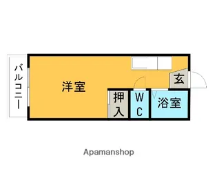 悠々荘【2階】の間取り