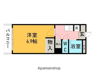 グロワール21【3階】の間取り