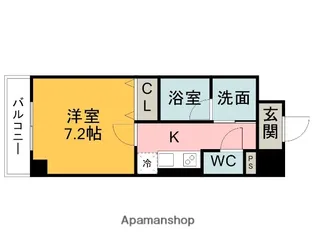 ロイヤルアベリア刈谷駅前【503号室】の間取り