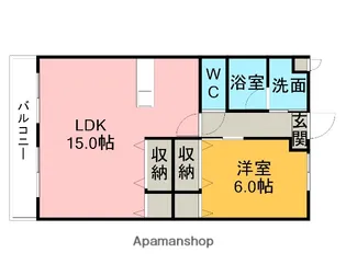 リーリエ【101号室】の間取り