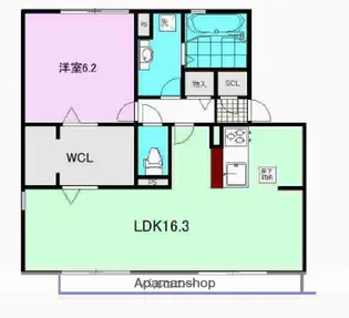 FLORA【2階】の間取り