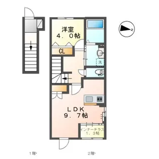 シトロン セードル【2階】の間取り