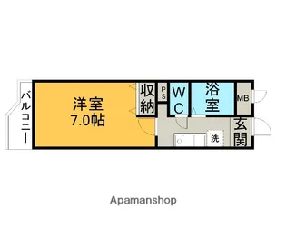 レインメーカー【106号室】の間取り
