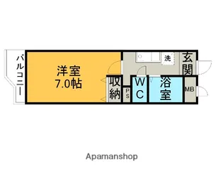 レインメーカー【103号室】の間取り