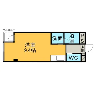 シャトーヨサミ【4階】の間取り