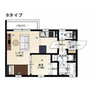 CEDRE桜木町【1階】の間取り