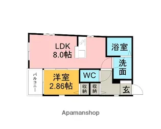 ジュエル刈谷広小路【101号室】の間取り