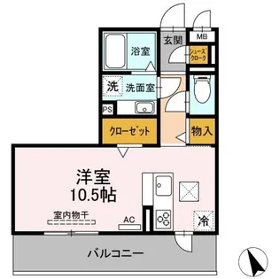 グランゲート東刈谷【1階】の間取り