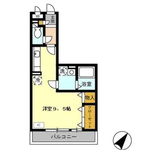 パークハイム C棟【2階】の間取り